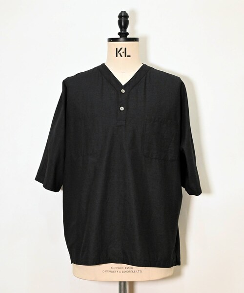 【FUJITO】Henley Neck Shirt