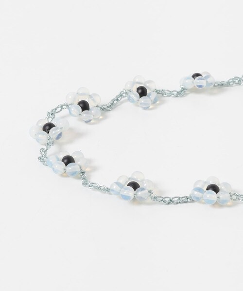 URBAN RESEARCH(アーバンリサーチ)の「PROTCOL FLOWER NECKLACE(ネックレス・レディース・BLACK/MINT・-)」の13枚目の写真