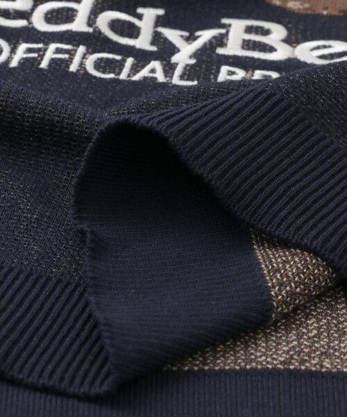 ITEMS URBANRESEARCH(アイテムズ アーバンリサーチ)の「Teddy Bear クルーネックサマーニット(ニット/セーター・メンズ・BEG/GRN/NVY・M/L)」の13枚目の写真