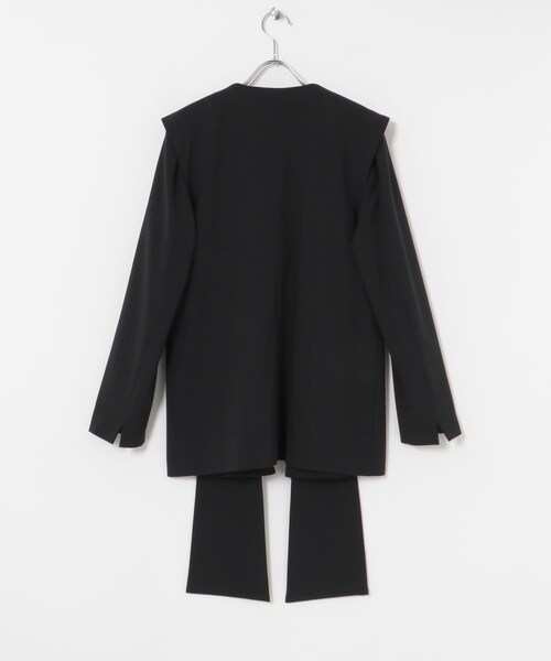 URBAN RESEARCH（アーバンリサーチ）の「Po/　Wool jacket（ノーカラージャケット・レディース・BLACK・2）」の7枚目の写真