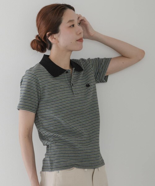 URBAN RESEARCH Sonny Label（アーバンリサーチサニーレーベル）の「CARHARTT　SHORT-SLEEVE DION POLO（ポロシャツ・レディース・LILY/ICARIA・S）」の4枚目の写真