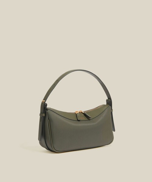 ROPE'(ロペ)の「【E'POR】C BAG Mini【撥水】【超軽量】(ハンドバッグ・レディース・ブラック/オフホワイト/カーキ・F)」の4枚目の写真