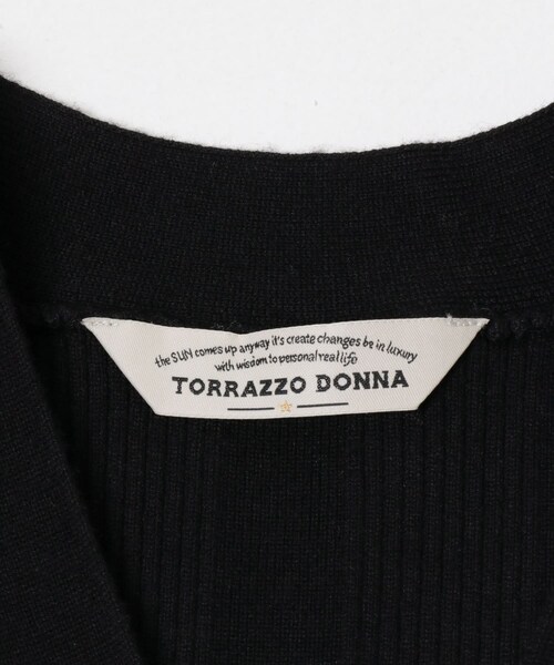 URBAN RESEARCH ROSSO（アーバンリサーチロッソ）の「Torrazzo Donna　Rib Knit Cardigan（カーディガン/ボレロ・レディース・BLACK/BEIGE/GRAY・Free）」の10枚目の写真