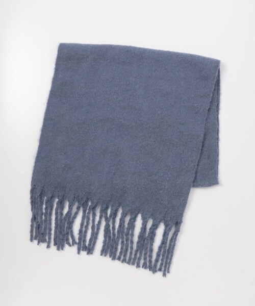 SENSE OF PLACE by URBAN RESEARCH（センスオブプレイスバイアーバンリサーチ）の「『ユニセックス』フリンジストール（ストール/ショール・メンズ・BLUE/BLACK/GRAY/GREIGE・one）」の19枚目の写真