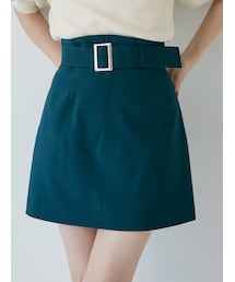 MURUA | カーブウエストミニスカート【セットアップ着用可】(スカート)