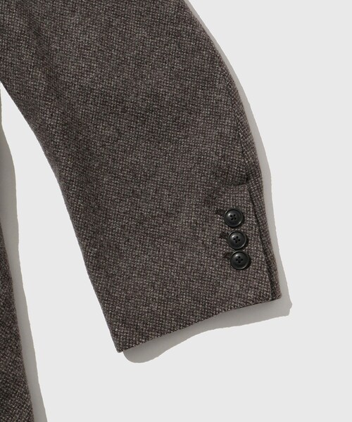 ADAM ET ROPE'(アダムエロペ)の「【URU/ウル】OVER JACKET(テーラードジャケット・メンズ・ダークブラウン・2)」の5枚目の写真