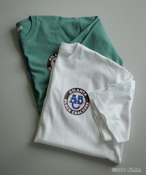 SENSE OF PLACE by URBAN RESEARCH(センスオブプレイスバイアーバンリサーチ)の「Negro Leagues プリントTシャツ A(Tシャツ/カットソー・メンズ・WHITE/MINT・M/L)」の14枚目の写真