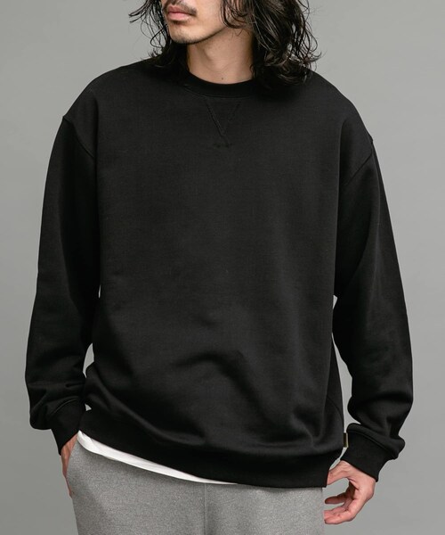 URBAN RESEARCH Sonny Label（アーバンリサーチサニーレーベル）の「ヘビーウェイトコットンベーシックスウェット（スウェット・メンズ・ライトグレー/ブラック/杢グレー/ネイビー/チャコール・M/L/XL）」の7枚目の写真
