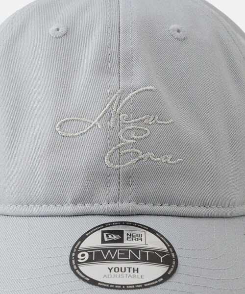 ROPE' PICNIC（ロペピクニック）の「【KIDS】【NEW ERA(R)/ニューエラ別注 】YTH920 SPARE STRAP CAP（キャップ・キッズ・スミクロ/グレー系/ライトグリーン・F）」の19枚目の写真