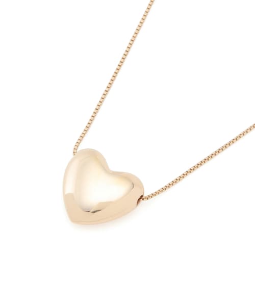 ADAM ET ROPE'（アダムエロペ）の「【ANNIKA INEZ】HEART NECKLACE, SMALL（ネックレス・レディース・ゴールド・F）」の3枚目の写真