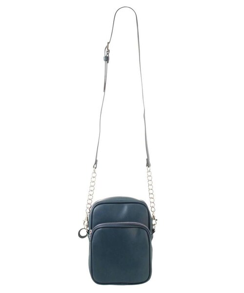 MURUA（ムルーア）の「ミニスクエアBAG（ショルダーバッグ・レディース・ブラック/グリーン/ミックス・F）」の3枚目の写真