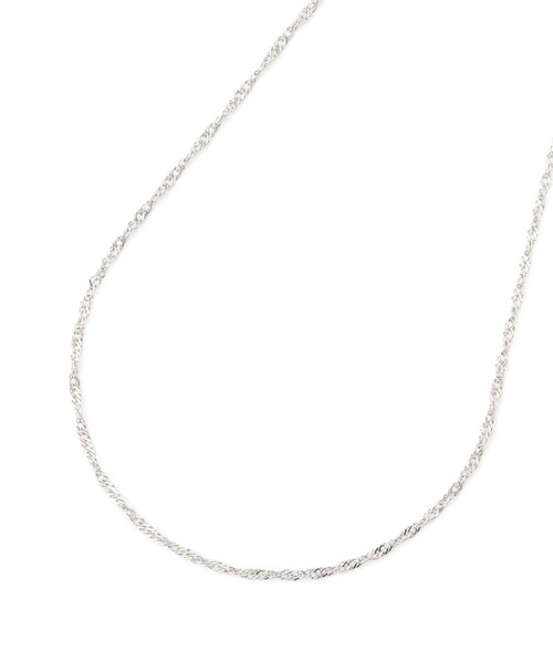 ROPE' PICNIC(ロペピクニック)の「ステンレスツイストチェーンショートネックレス(ネックレス・レディース・ゴールド/シルバー・F)」の9枚目の写真