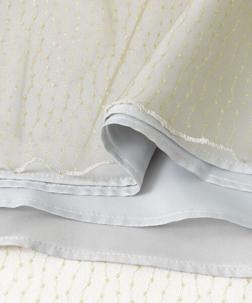 URBAN RESEARCH ROSSO（アーバンリサーチロッソ）の「kaene　シャイニーチュールドレス（ワンピース・レディース・gray/beige・38）」の12枚目の写真