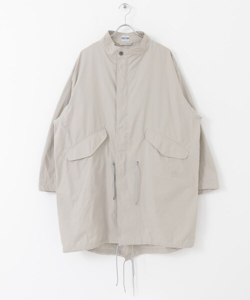 URBAN RESEARCH Sonny Label（アーバンリサーチサニーレーベル）の「『別注』ARMY TWILL×Sonny Label　Fish Tail Coat（モッズコート・メンズ・L.GRAY/KHAKI・M/L/XL）」の9枚目の写真