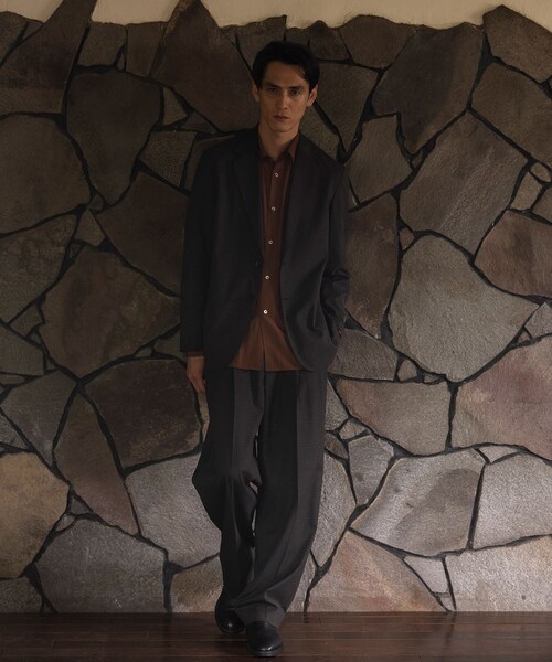 ADAM ET ROPE'(アダムエロペ)の「DELEGANT コンフォートテーラードジャケット(テーラードジャケット・メンズ・ブラック/ダークブラウン/カーキ・L/M/S)」の11枚目の写真