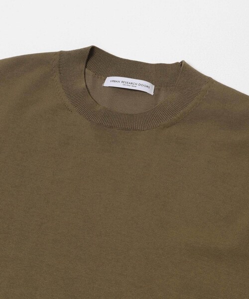 URBAN RESEARCH DOORS(アーバンリサーチドアーズ)の「LIFE STYLE TAILOR ハイゲージクルーネック長袖ニット(ニット/セーター・メンズ・GRY WHITE/KHK MOCHA/GRAY・M/L)」の12枚目の写真