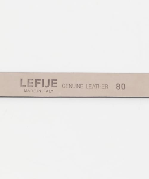 URBAN RESEARCH ROSSO（アーバンリサーチロッソ）の「LEFIJE　Matisse BELT（ベルト・レディース・Black/Coconut・80）」の6枚目の写真