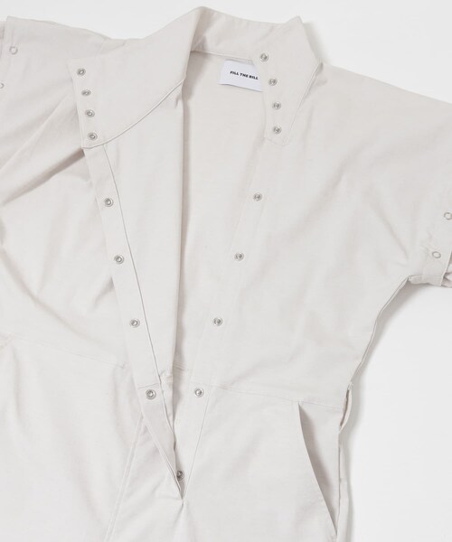 URBAN RESEARCH(アーバンリサーチ)の「FILL THE BILL CHAMBRAY JUMP SUIT(サロペット/オーバーオール・レディース・OFF WHITE・2)」の5枚目の写真