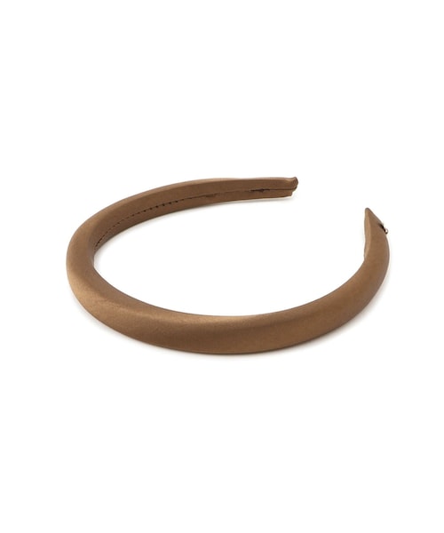 ROPE' PICNIC（ロペピクニック）の「プレート付きサテンカチューシャ（カチューシャ・レディース・ブラック/ブラウン系/ベージュ系・F）」の13枚目の写真