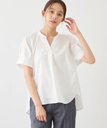 袖タックスキッパーシャツ
