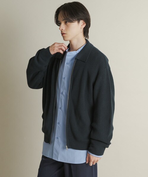 SENSE OF PLACE by URBAN RESEARCH(センスオブプレイスバイアーバンリサーチ)の「ダブルジップニットカーディガン(ニット/セーター・メンズ・GRAY/D.BLUE/RED・M/L)」の20枚目の写真