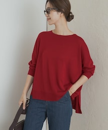 URBAN RESEARCH DOORS | ウォッシャブルウールワイドプルオーバー(ニット/セーター)