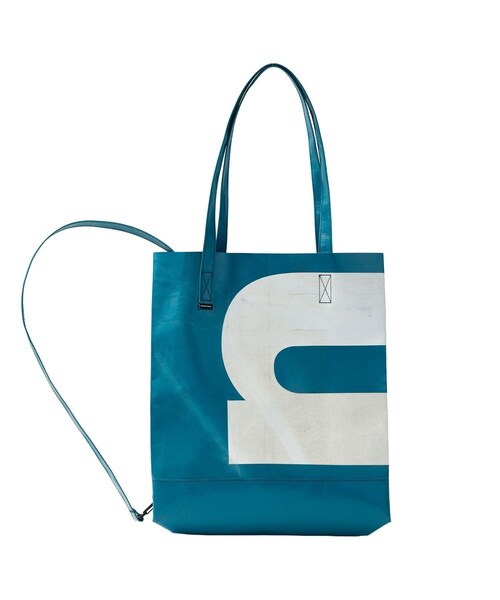 bonjour records(ボンジュールレコーズ)の「FREITAG/フライターグ MAURICE BACKPACKABLE TOTE SMALL(トートバッグ・レディース・ブラック/ブラック系/スミクロ/チャコール/グレー/ライトグレー/グレー系/ホワイト/ホワイト系/キナリ/キナリ系/ダークブラウン/ブラウン・F)」の8枚目の写真