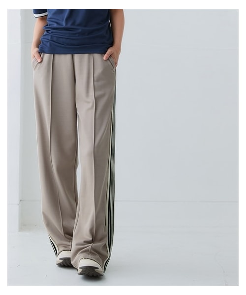 nissen（ニッセン）の「サイドライン多機能ストレートパンツ（UVカット・吸汗速乾・抗菌防臭・毛玉対策）＜大きいサイズ有＞（スポーツグッズ・メンズ・黒/ネイビー/グレー/モカ・S/M/L/LL/3L/4L/5L/6L）」の6枚目の写真