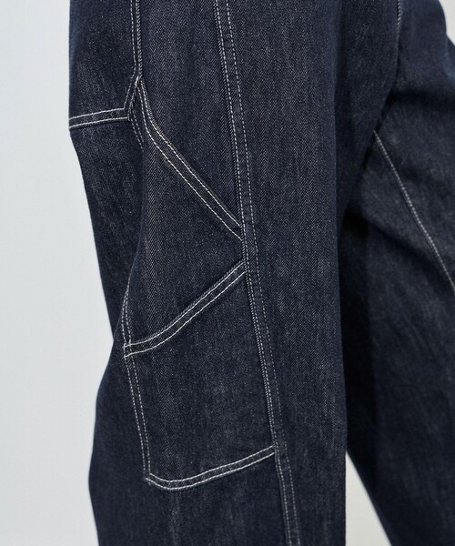 ADAM ET ROPE'(アダムエロペ)の「ワークデニムパンツ(デニムパンツ・レディース・キナリ系/ネイビー・36/38)」の22枚目の写真