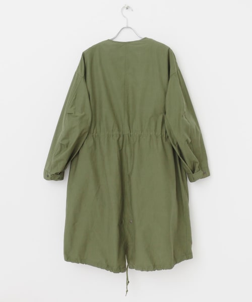 URBAN RESEARCH DOORS（アーバンリサーチドアーズ）の「3WAYノーカラーモッズコート（モッズコート・レディース・KHK×BEG/NAVY×NAVY・M）」の20枚目の写真