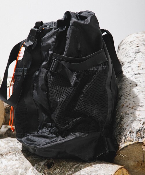 EKAL（エカル）の「『別注』Caribou Mountaineering×EKAL　L.WEIGHT PACKTOTE（トートバッグ・メンズ・BLACK/BROWN・one）」の7枚目の写真
