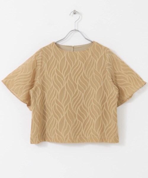 URBAN RESEARCH ROSSO（アーバンリサーチロッソ）の「セミシアーカットジャガードブラウス（シャツ/ブラウス・レディース・OFF WHITE/BLUE/BEIGE/NAVY・FREE）」の19枚目の写真