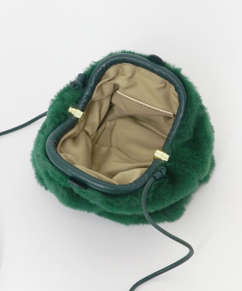 RODE SKO（ロデスコ）の「Anita Bilardi　ミニショルダーバッグ（ショルダーバッグ・レディース・P.BEIGE/GREEN・FREE）」の8枚目の写真