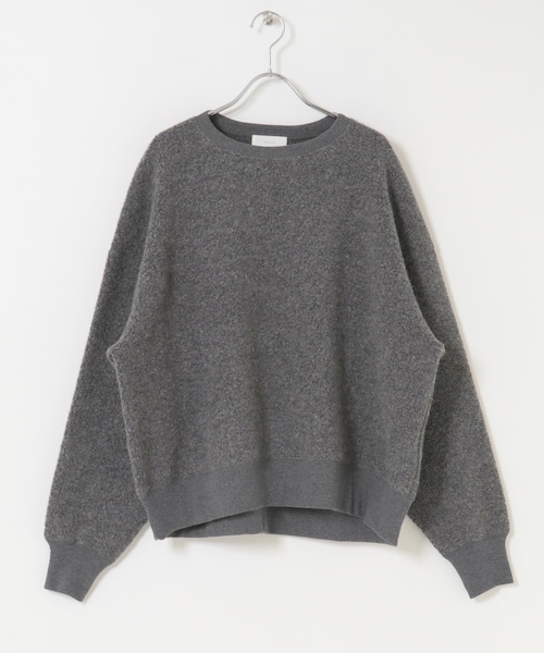 希少✨現行 かぐれ　ボア　プルオーバー　グレー かぐれ（カグレ）の「ウールボアプルオーバー（その他トップス