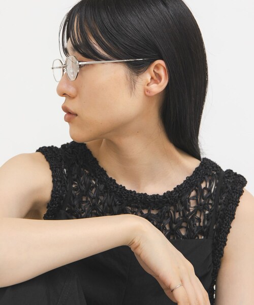 KBF（ケイビーエフ）の「メタルフレームサングラス（メガネ・レディース・BROWN/CLEAR・One）」の11枚目の写真
