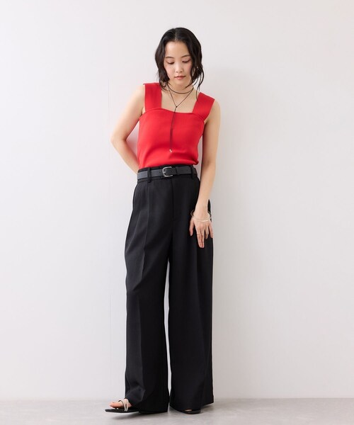 VIS（ビス）の「ラインストーンサンダル/2WAY（サンダル・レディース・ブラック/キナリ・L/M）」の16枚目の写真