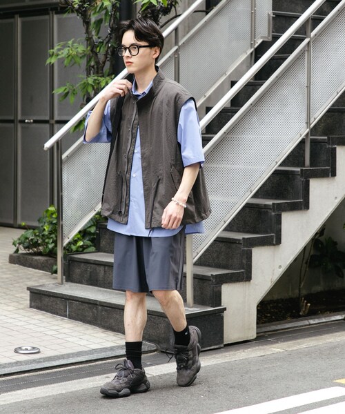 SENSE OF PLACE by URBAN RESEARCH（センスオブプレイスバイアーバンリサーチ）の「ルーズモッズベスト（ミリタリージャケット・メンズ・CHARCOAL/KHAKI/BLUE・M/L）」の11枚目の写真