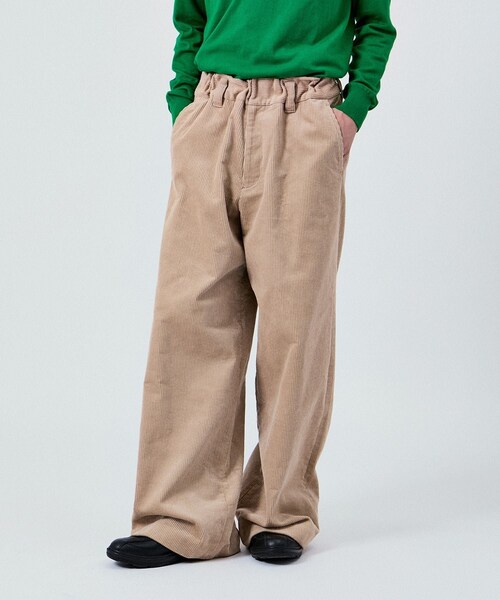 ADAM ET ROPE'(アダムエロペ)の「2WAY WAIST GATHER CORD PANTS UNISEX (SETUP対応)(その他パンツ・レディース・ダークブラウン/ベージュ/ネイビー・36/38/40/42)」の15枚目の写真