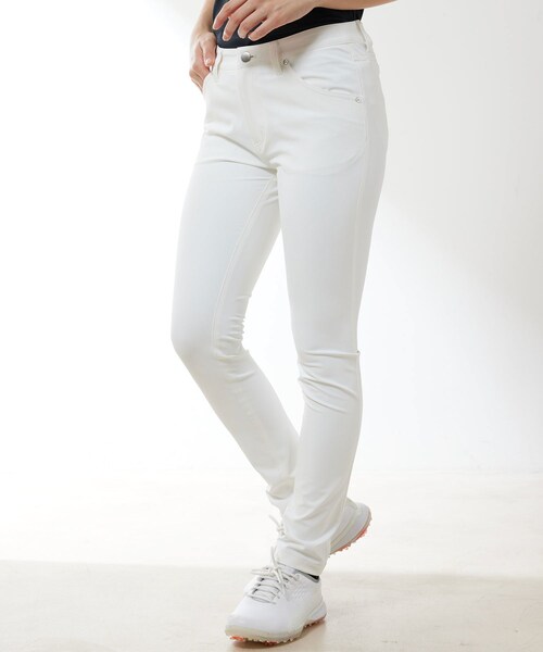 ROPE'（ロペ）の「【撥水】【防透】ボディシエルスキニーパンツ（その他パンツ・レディース・ブラック/ホワイト/ネイビー・L/S/M）」の3枚目の写真