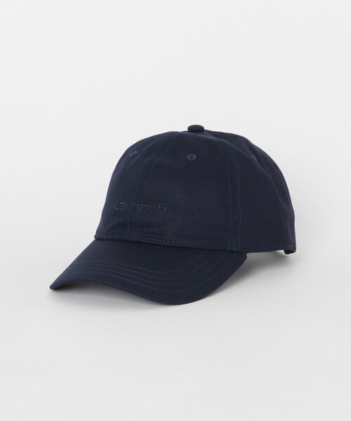 SENSE OF PLACE by URBAN RESEARCH（センスオブプレイスバイアーバンリサーチ）の「CARHARTT　Canvas Script Cap（キャップ・メンズ・Black/W/D.Scarab/P/D.Navy/D・One）」の3枚目の写真