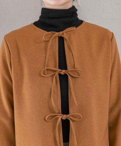 URBAN RESEARCH ROSSO（アーバンリサーチロッソ）の「リボンブラウス（シャツ/ブラウス・レディース・camel/black・FREE）」の15枚目の写真