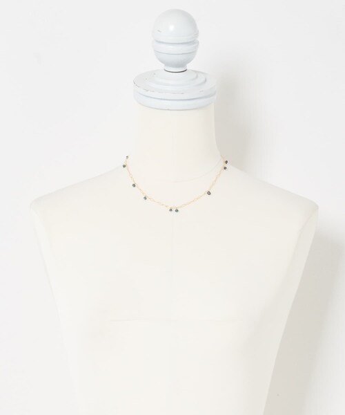 URBAN RESEARCH ROSSO（アーバンリサーチロッソ）の「LAPUIS　SV PETIT STONE NECKLACE（ネックレス・レディース・GOLDWHITE/GOLDBLUE・-）」の7枚目の写真