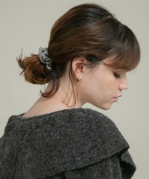 URBAN RESEARCH Sonny Label（アーバンリサーチサニーレーベル）の「チュールミニシュシュ（ヘアゴム・レディース・ピンク/グレー/ブラック・One）」の8枚目の写真