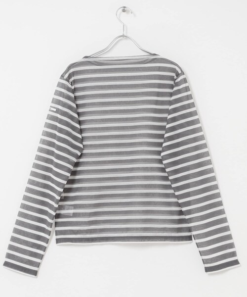 URBAN RESEARCH DOORS(アーバンリサーチドアーズ)の「ORCIVAL BOAT NECK LONG-SLEEVE PULLOVER(Tシャツ/カットソー・レディース・BLUE/GREY/YELLOW・1)」の8枚目の写真
