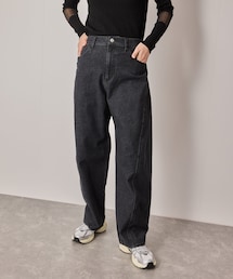 NERGY | 【シアバター配合】カーブワイドパンツ(デニムパンツ)