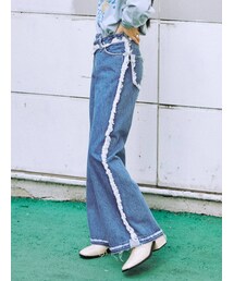 jouetie | フリンジアシメウエストデニム(デニムパンツ)