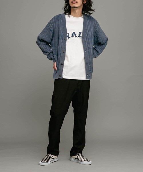 URBAN RESEARCH Sonny Label（アーバンリサーチサニーレーベル）の「コンチョボタンニットカーディガン（カーディガン/ボレロ・メンズ・スミクロ/ブルー/ピンク・M/L）」の16枚目の写真