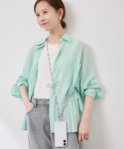 ROPE' PICNIC（ロペピクニック）の「マルチロングストラップ（スマホグッズ・レディース・ホワイト系・F）」の6枚目の写真