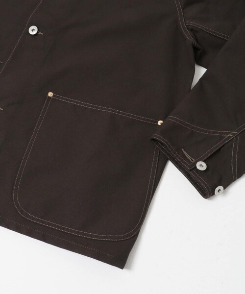URBAN RESEARCH DOORS(アーバンリサーチドアーズ)の「FORK&SPOON PEダックカバーオール(カバーオール・メンズ・INK BLACK/BROWN・4/5)」の11枚目の写真