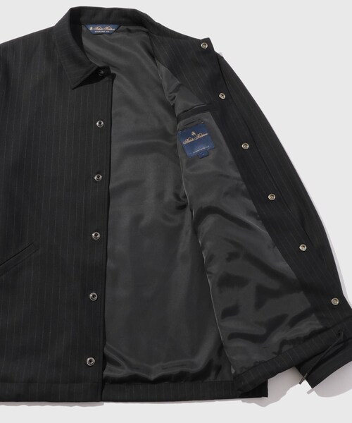 ADAM ET ROPE'(アダムエロペ)の「《別注》【Brooks Brothers/ブルックス ブラザーズ】EX COACH JKT(その他アウター・メンズ・ブラック・L/M/XL)」の8枚目の写真